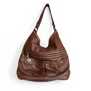 Marc  by Marc Jacobs Totally Turnlock Faridah Oversized Hobo Brown